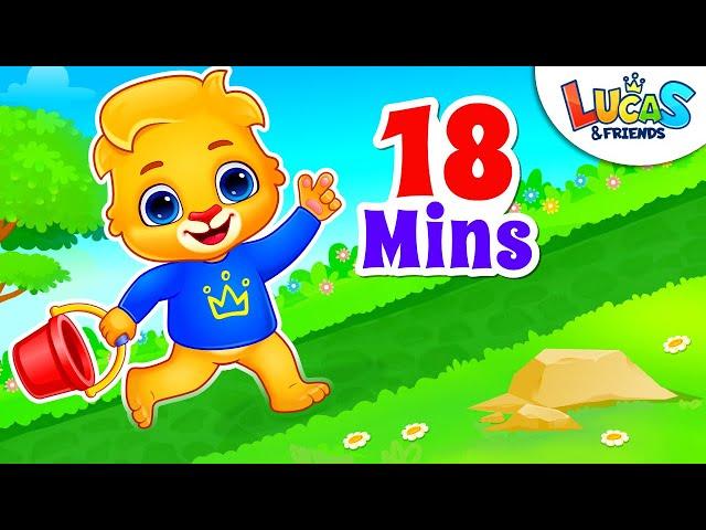 Jack and Jill | Hot Cross Buns | Are You Sleeping + More RV AppStudios Nursery Rhymes & Kids Songs