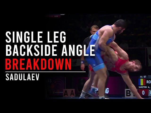 Sadulaev Backside Angle SIngle Leg Finishes