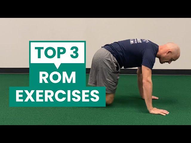 Top 3 Exercises to Improve Your Range of Motion | Mid-Back & Hip Mobility