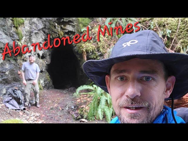 Bushwhacking to abandoned mines