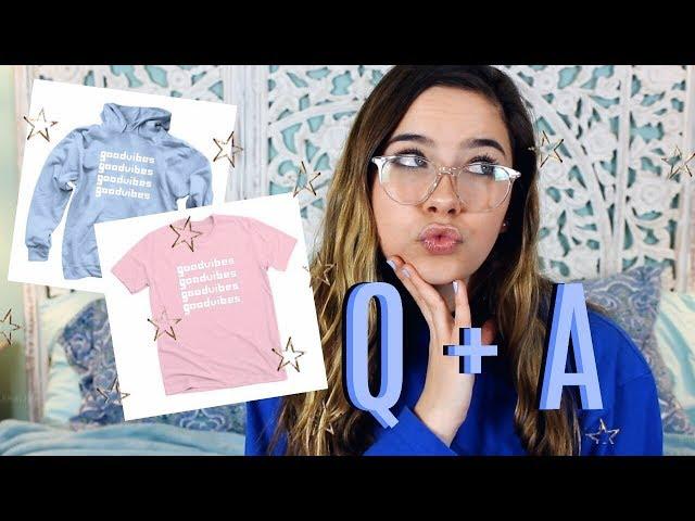Q&A + MERCH?!