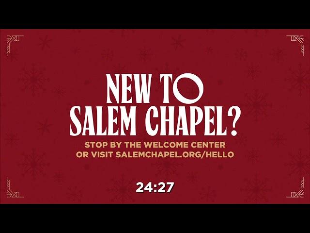 Christmas Eve at Salem Chapel