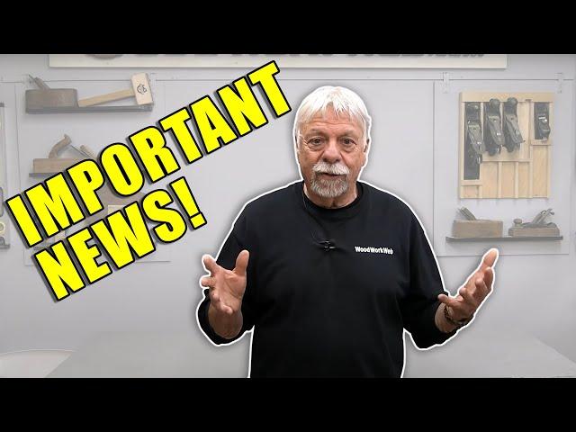 Important News from Colin Knecht about WoodWorkWeb!