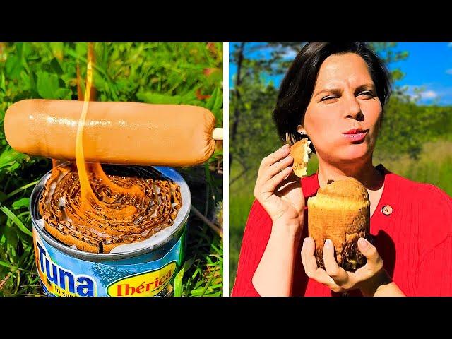 32 USEFUL CAMPING HACKS || 5-Minute Simple Ways To Cook Outdoors!