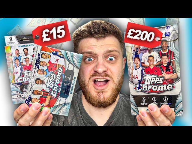 CHEAP vs EXPENSIVE | Topps UCC CHROME 2024/25 Boxes!