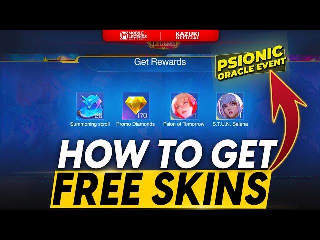 HOW TO GET FREE SKINS WITH FREE TOKENS FROM THE GUINEVERE'S LEGEND SKIN EVENT | MLBB