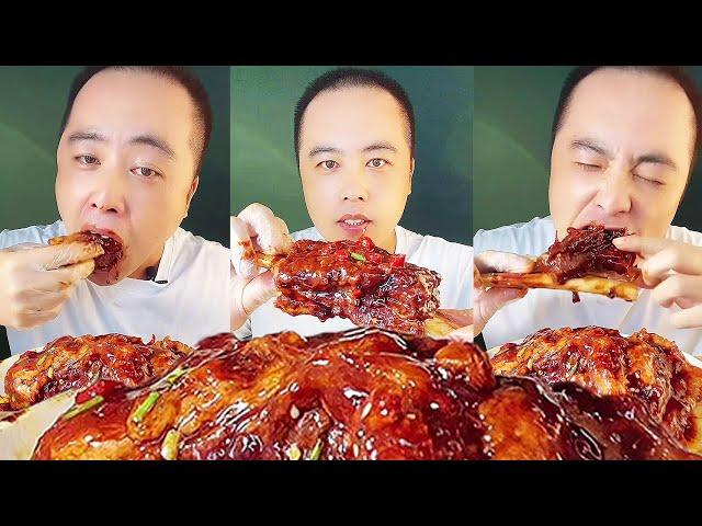 ASMR MUKBANG-stewed beef ribs are tender and delicious【Food Fanatic】#Beef ribs#gourmet food