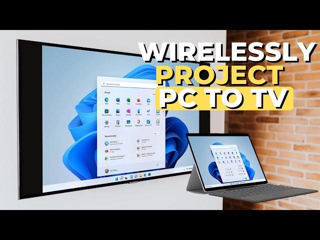 How To Wirelessly Connect Windows PC to TV (2024)