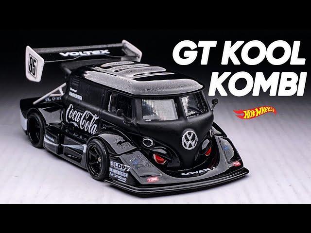 Volkswagen Kool kombi GT with V8 Twin Turbo Rear Engine Hot Wheels Custom