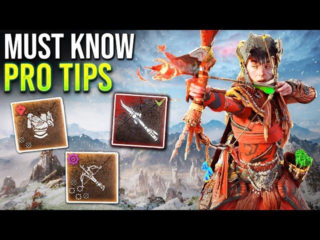 Pro Combat Tips, Best Weapons, Armor & Best Settings in Horizon Forbidden West (PC Gameplay)