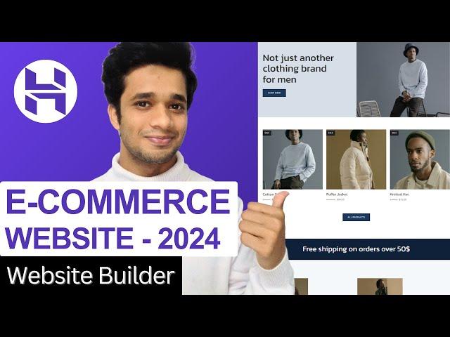 Create an eCommerce Website with Hostinger Website Builder | 2024