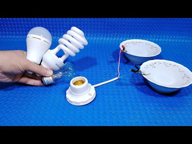 How to generate free electricity with water (3 types Bulb) | Simple Tips