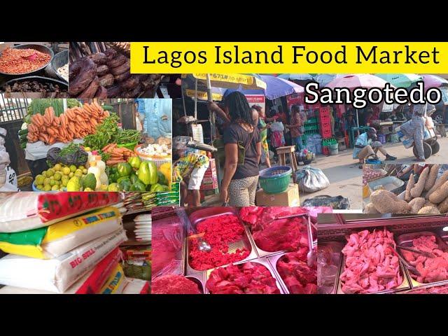 Sangotedo Food Market Ajah || Current Price Of Foodstuffs On The Island Lagos