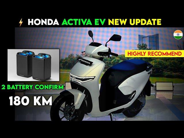 Honda ACTIVA Electric Scooter | Latest Update | Range 180KM | Activa electric Update | Ev Auto gyan