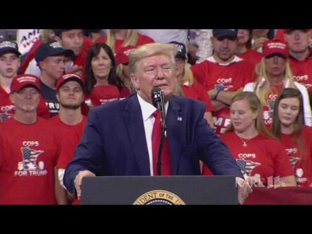 Pres. Trump brings Mpls. police Lt. Bob Kroll on stage