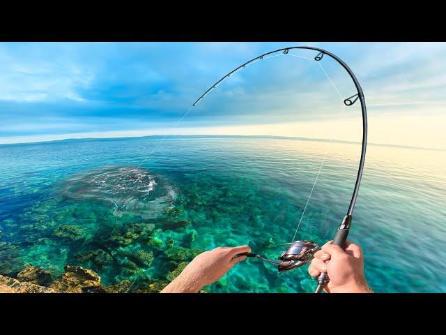 Ultra-Light Shore Jigging Croatia (Solo Fishing)