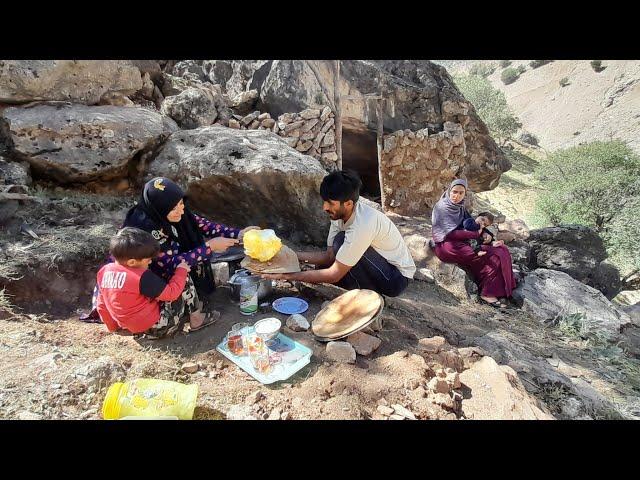 The taste of Fried Eggs with Nomads: Nomad life IRAN