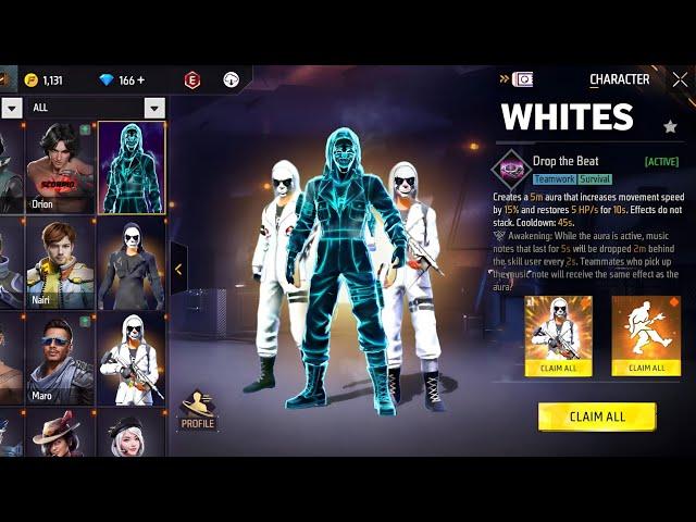 NEW WHITE CRIMINAL GOT  ALL CRIMINAL BUNDLES IN 10 NEW EVENT BUY 120.000 DIAMONDS FREE FIRE