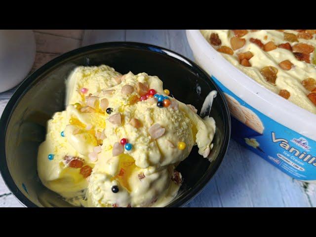 Custard Ice Cream Recipe | Delicious Homemade Custard Ice Cream | Ice Cream Recipe By NA Kitchen..