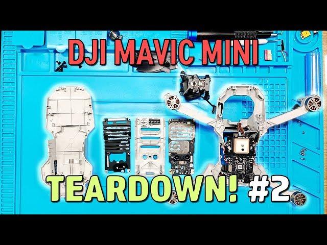 DJI MAVIC MINI Teardown (repairing)#2 | 매빅 미니 하판 분리 및 짐벌 접착 | 드론공장