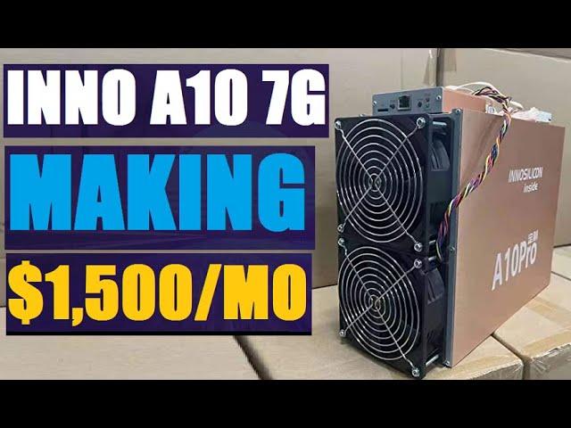 Innosilicon A10 Pro 7G 750 mh/s Profitability reviews  Ethereum Miner #InnosiliconA10Pro