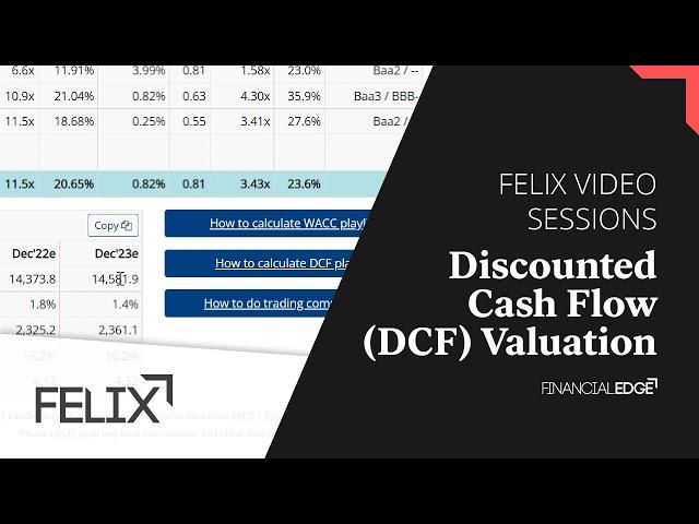 How to Do a Discounted Cash Flow Valuation (DCF) | Felix Guide - Real World Example