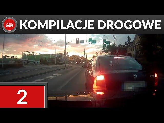 Wykroczenia, kolizje i niebezpieczne sytuacje na drogach - Kompilacje Drogowe #2