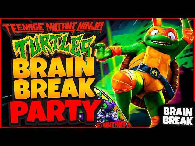 TMNT Brain Break Party | Freeze Dance | Just Dance