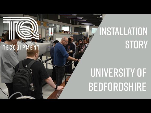 University of Bedfordshire's STEM Lab | AF1300 Subsonic Wind Tunnel Installation by TecQuipment