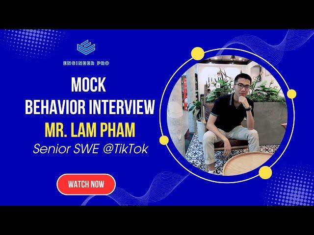 Mock behavior Interview của lớp học EngineerPro