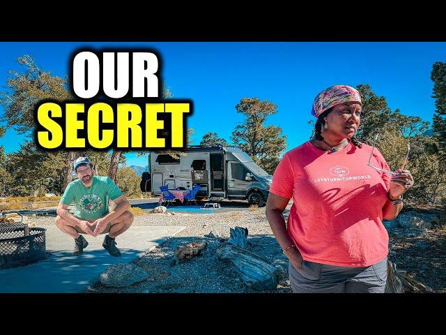 We almost didn't want to share this! (living in my camper van) - RV Life