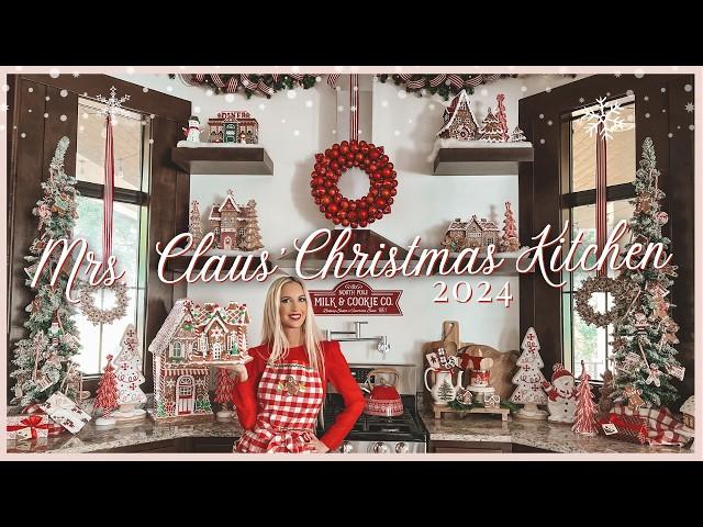 Get READY for the MOST FESTIVE KITCHEN of the SEASON with 2024 CHRISTMAS DECOR! Mrs. Claus' Kitchen