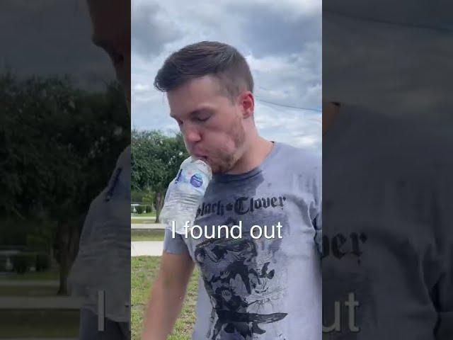 I learned how to drink a WATER BOTTLE in 1 SECOND!
