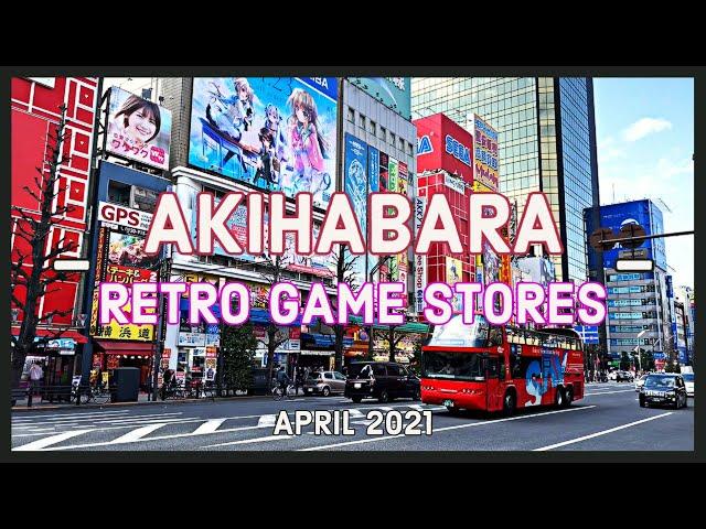 [4K] Visiting Japanese Retro Game Stores In Akihabara - Tokyo (秋葉原), April 2021