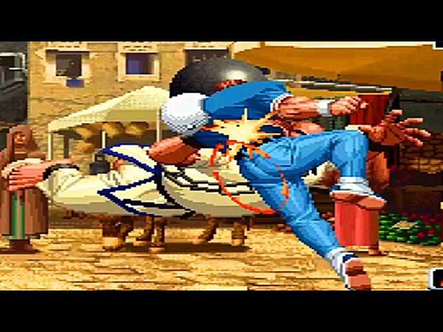 KOF98：橄榄球手的“升龙”有多强？甚至连大猪都怼不过他【单机王子】