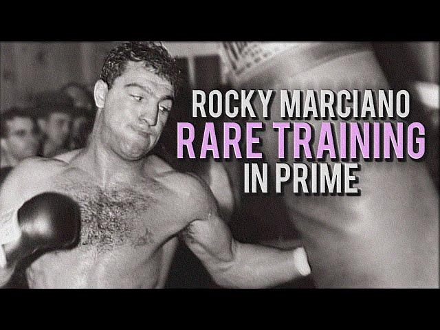 Rocky Marciano RARE Training In Prime