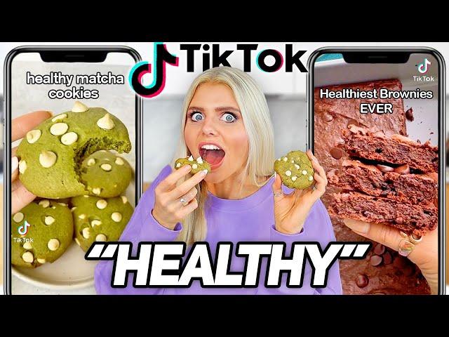 Testing TikTok's Most VIRAL "Healthy" Desserts