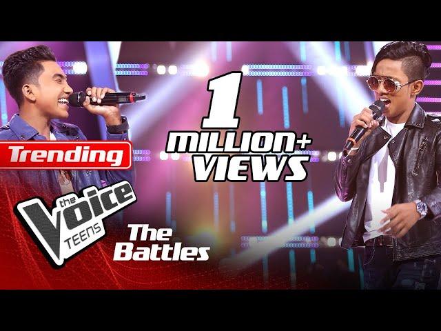 The Battles : Dinidu Lakshan V Chamindu Tharusha | Show Me Your Jalwa | The Voice Teen Sri Lanka