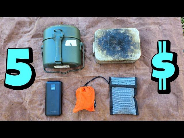 5 Great Budget Camping & Bushcraft Gear Items