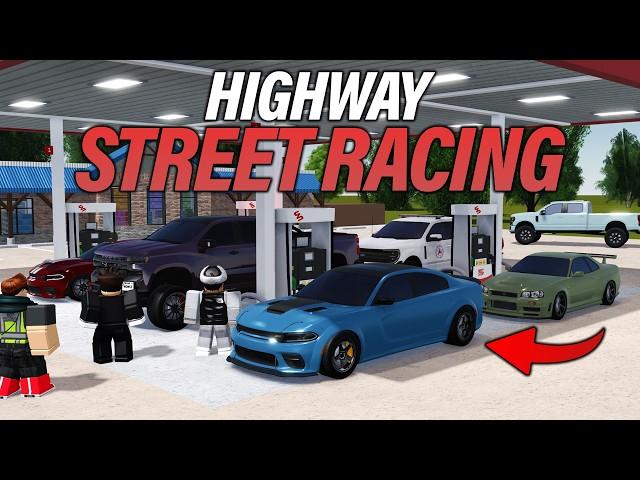 HUGE HIGHWAY STREET RACING IN GV || ROBLOX - Greenville