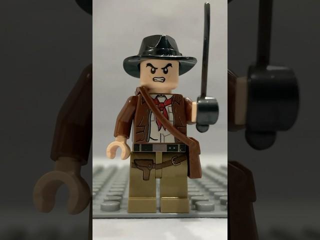 Unofficial LEGO Adventurer Minifigure with Black Hat and Angry Face | Jungle Explorer Toy Review