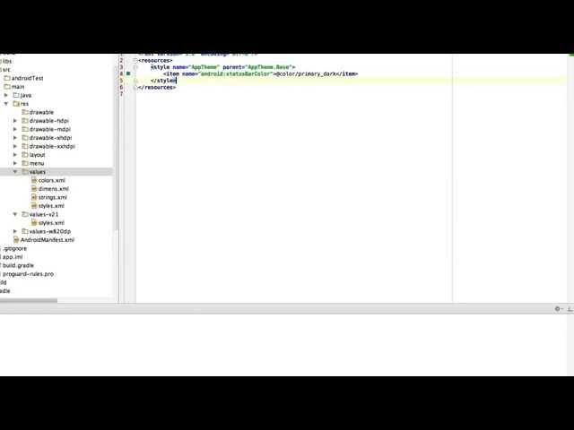 How to Make a Material Design App: styles.xml and colors.xml