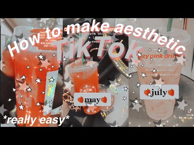 how to make a aesthetic Tik tok(aesthetic Mimi)