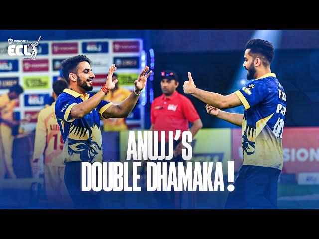 Anujj Chaudhary’s crucial spell in grand finale | Haryanvi Hunters vs Lucknow Lions | ECLT10