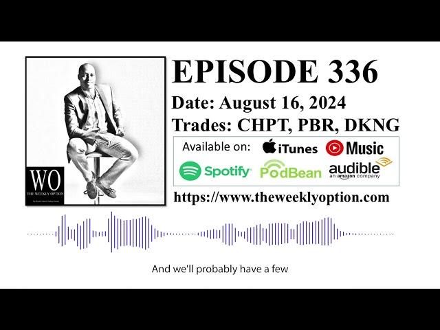 Option Trading Podcast - The Weekly Option Episode 336 Recorded on August 16, 2024