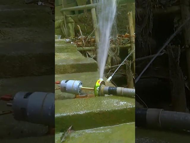 DC 12v 775 Motor water pump test #diy #dcmotor #waterpump