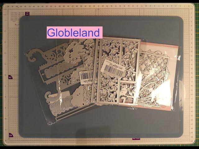 #Globleland tolle Stanzschablonen Sets, Kinderwagen, Hintergründe, Bäume