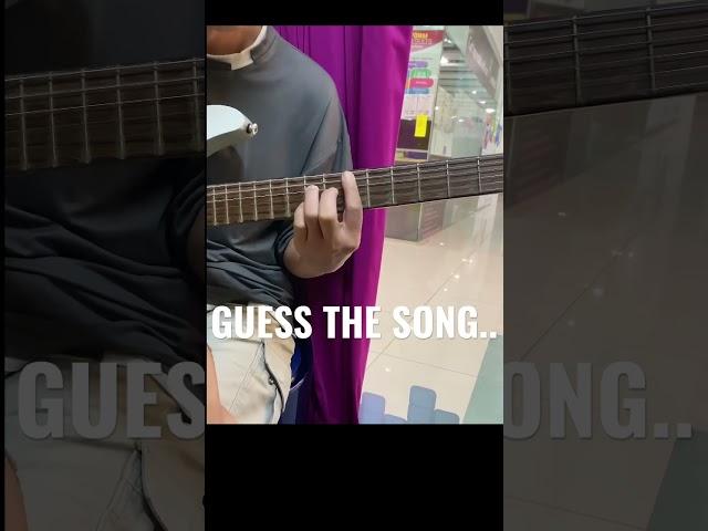 Guess The Song.. #guessthesong #guess #guitar #music