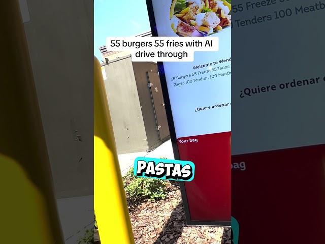 He Tested The Limits Of The New AI Drive Thru System  #shorts