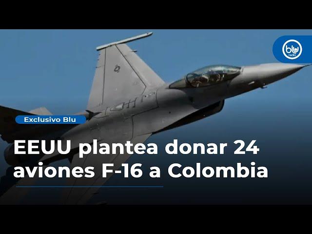 EE.UU. plantea donar 24 aviones F-16 a Colombia si avanza la compra para reemplazar los Kfir